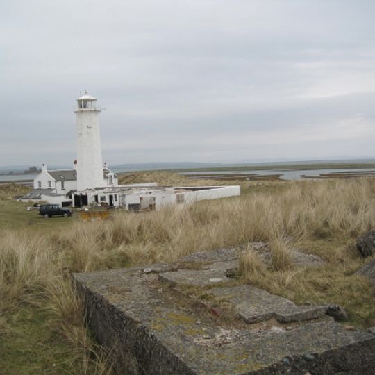 Walney Lighthouse With Two Attached Cottages And Outbuildings