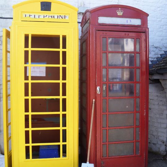 K6 Telephone Kiosk Outside The Church