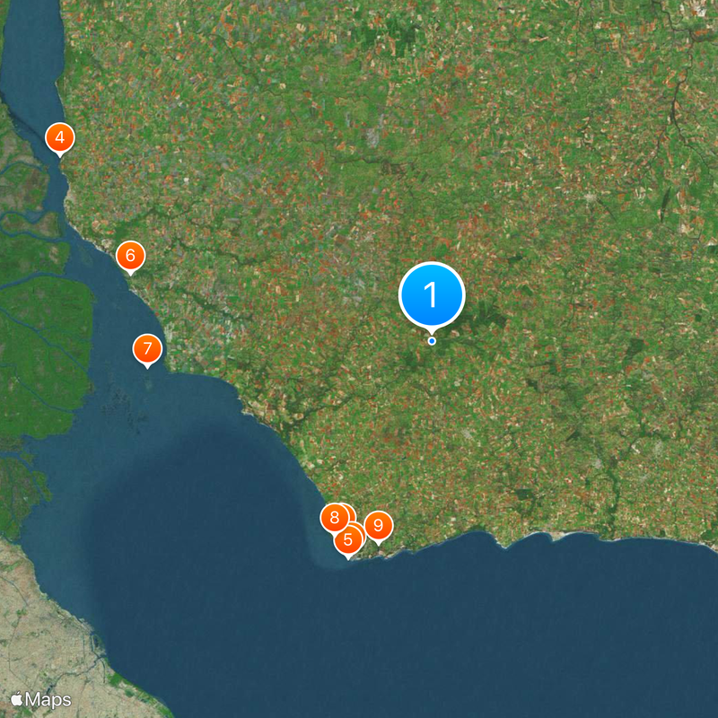 Dipartimento di Colonia Mappa