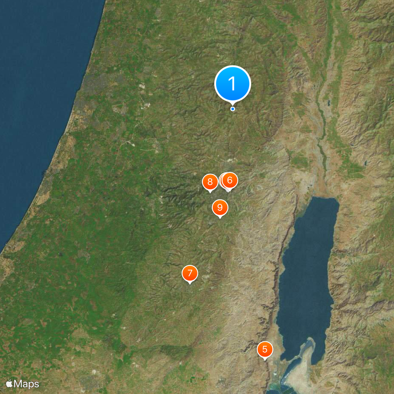 Staat Palestina Kaart