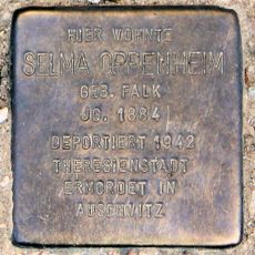 Stolperstein dedicated to Selma Oppenheim