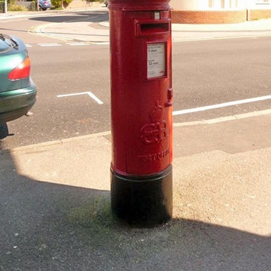 Pillar Box Outside Walkford Sub Post Office