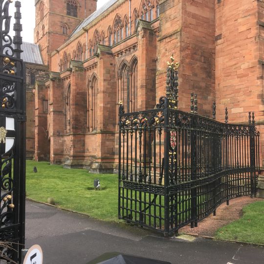Railings And Gates At East End Of Cathedral