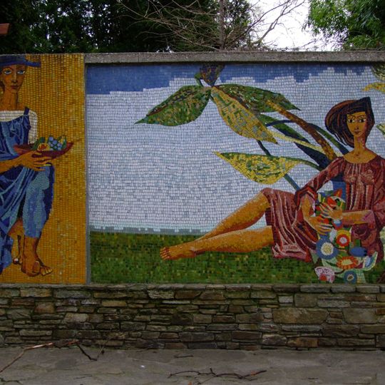 Mosaikwandbild