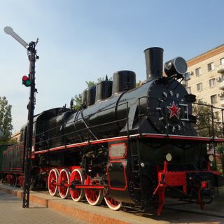 Troop train in Volgograd