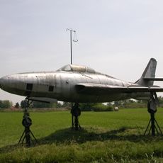 Republic RF-84F Thunderflash nel Museo dell'Aria e dello Spazio