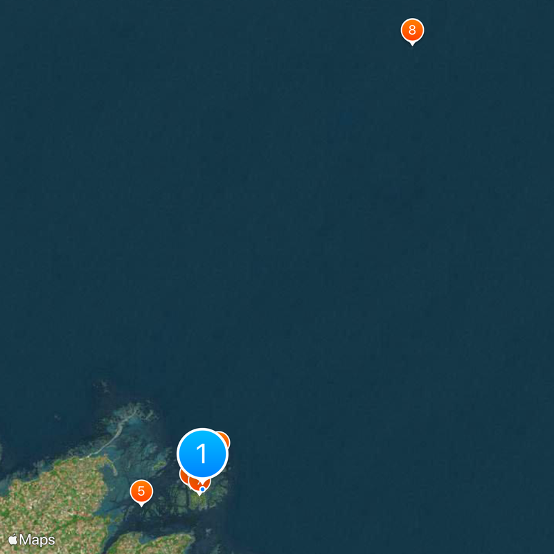 Île-de-Bréhat Mappa