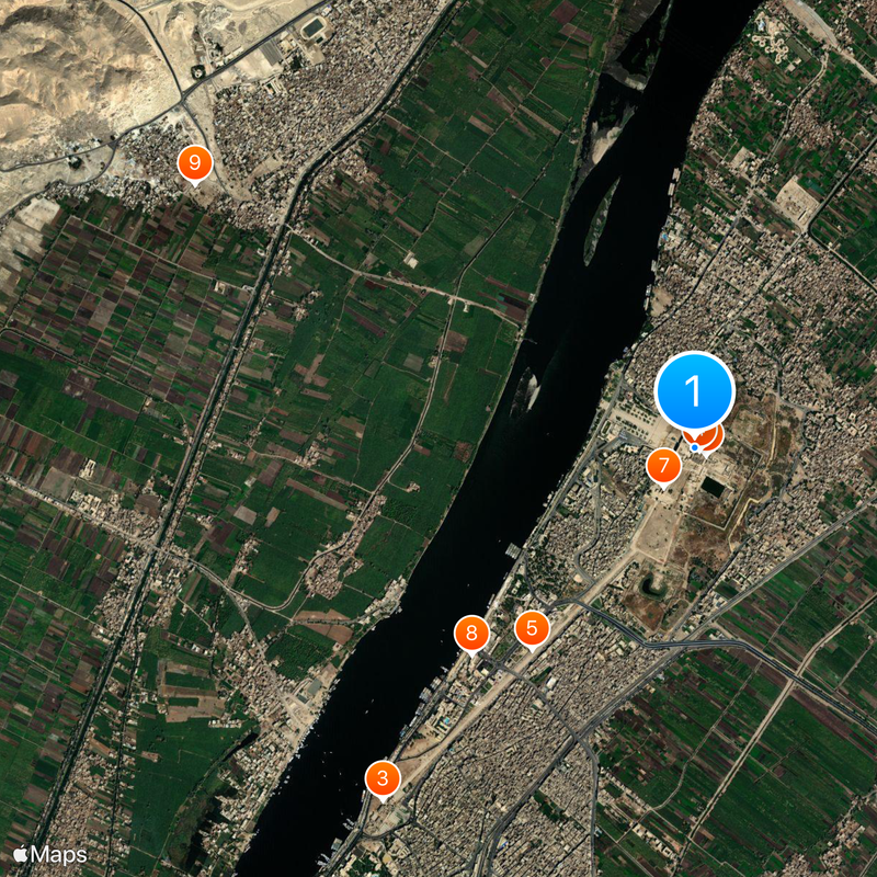 Precinct of Amun-Re Map