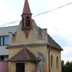 Chapel with statue of John of Nepomuk in Kasárna