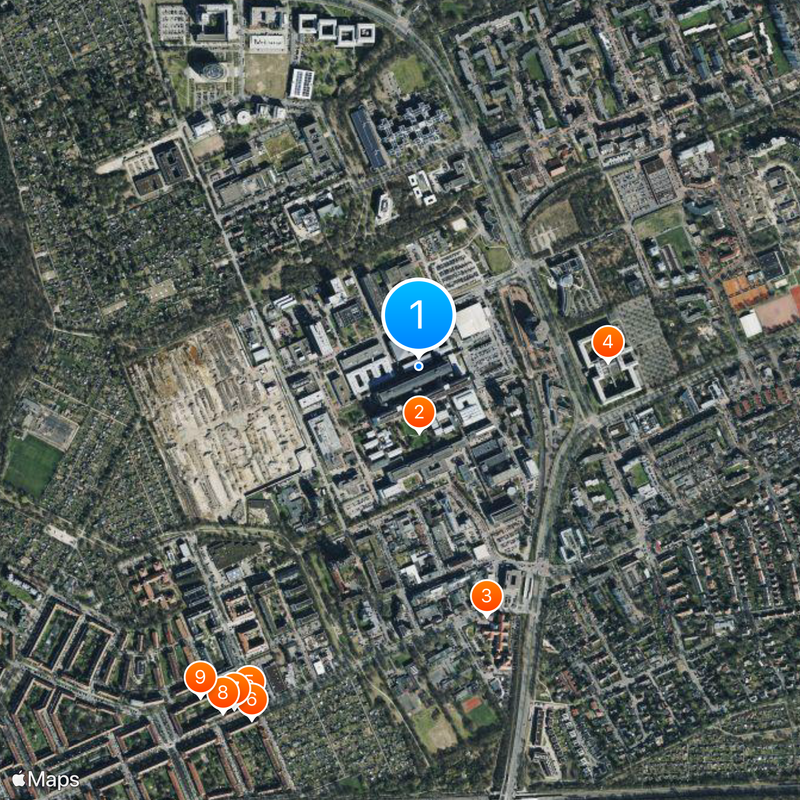 Hannover Medical School Map