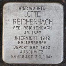 Stolperstein dedicated to Lotte Reichenbach