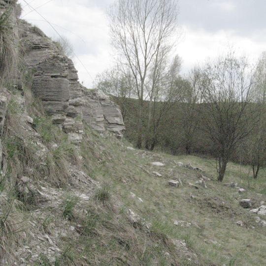 Stillgelegter Gipssteinbruch nordwestl.Bühlertann