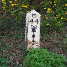 Milepost, Eastbourne Road, between Timberley Gardens and Meadow View