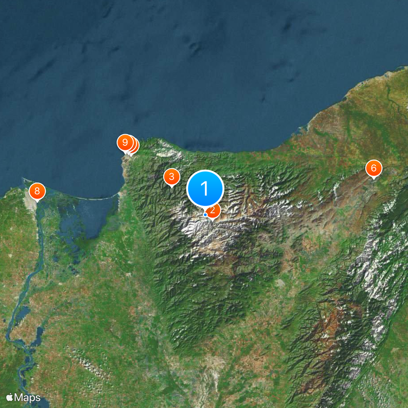 Sierra Nevada de Santa Marta National Park Map