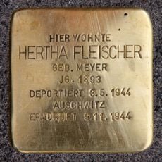 Stolperstein en memoria de Hertha Fleischer