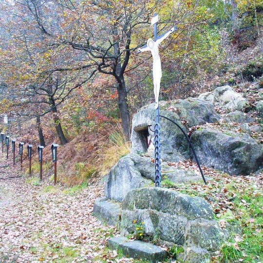 Kříž u Olivetské kaple v Kamenickém Šenově