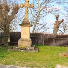 Kříž v Horkách u Chrudimi na severním okraji obce