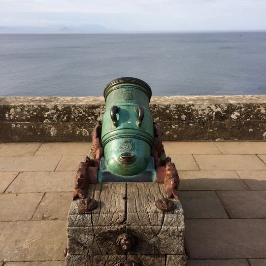Culzean Castle Estate, Courtyard Including Castle Walls, Mortar Battery, Dolphin Arch And Coach Ring