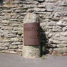 Milestone, Grove Road; by No.49, Hensington