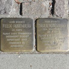 Stolperstein en memoria de Felix Rosenberg