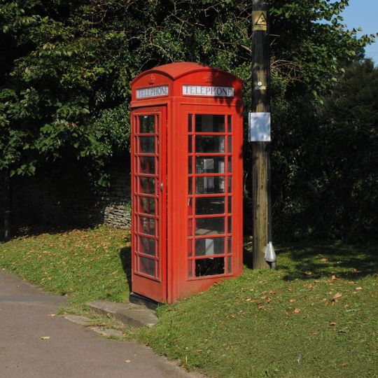 K6 Telephone Kiosk Near Monument