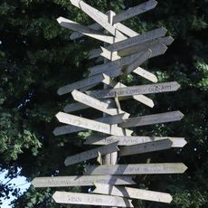 Rozcestník do světových měst ve Vanči