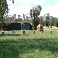 Chinese Graves and Burner at Nyngan Cemetery