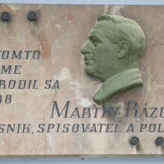 Rodný dom Rázusovcov, tabuľa pamätná I.