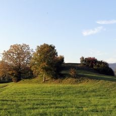 Goldhubel, medieval castle site (earthen castle)