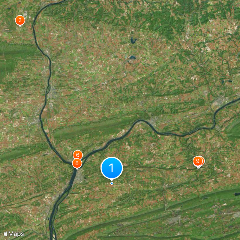 Northumberland County Map