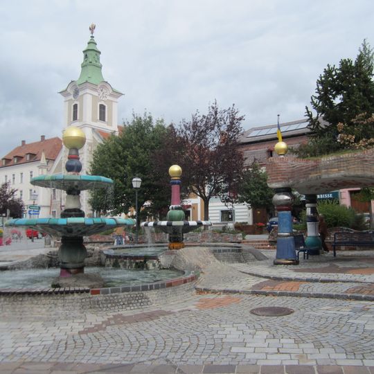 Hundertwasserbrunnen Zwettl