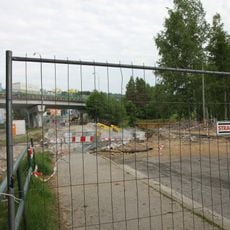 Most Sklářské ulice přes Volyňku ve Vimperku