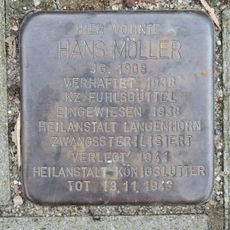 Stolperstein dedicated to Hans Möller
