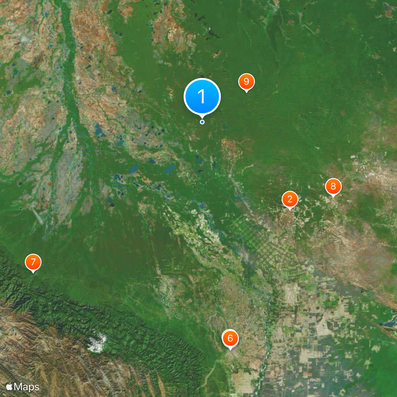 Guarayos Province Map