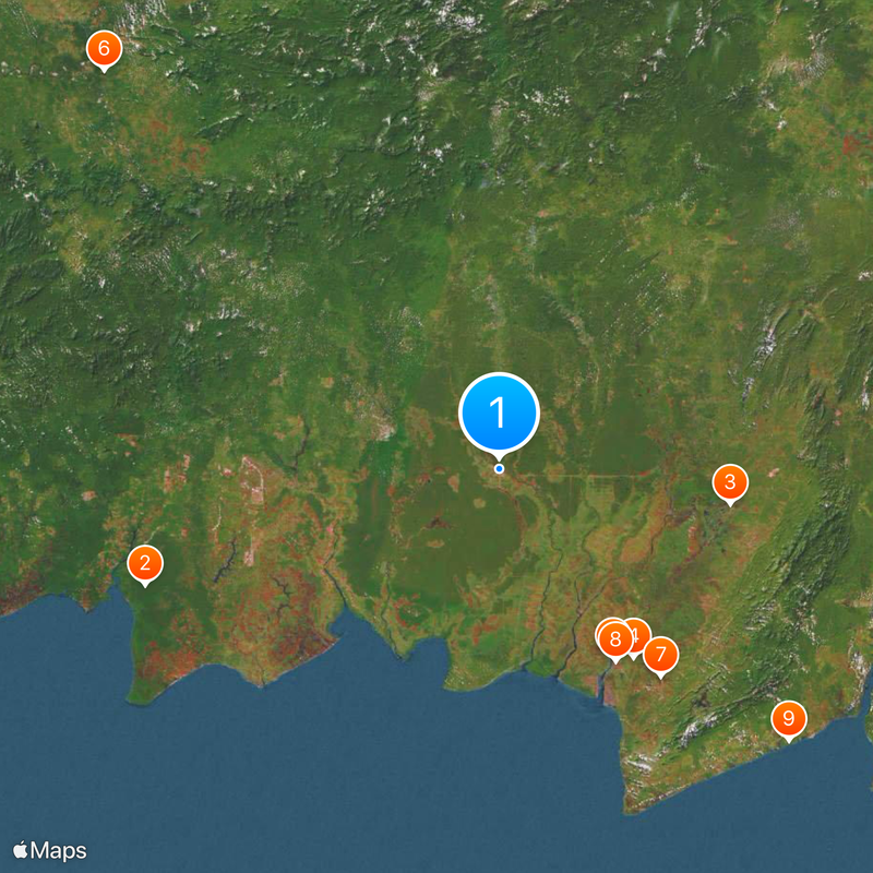 Kalimantan Tengah Karte