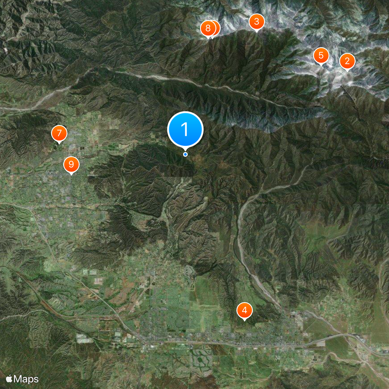 Oak Glen Map