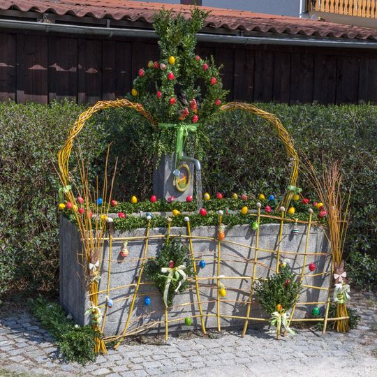 Easter fountains in Hagenhausen
