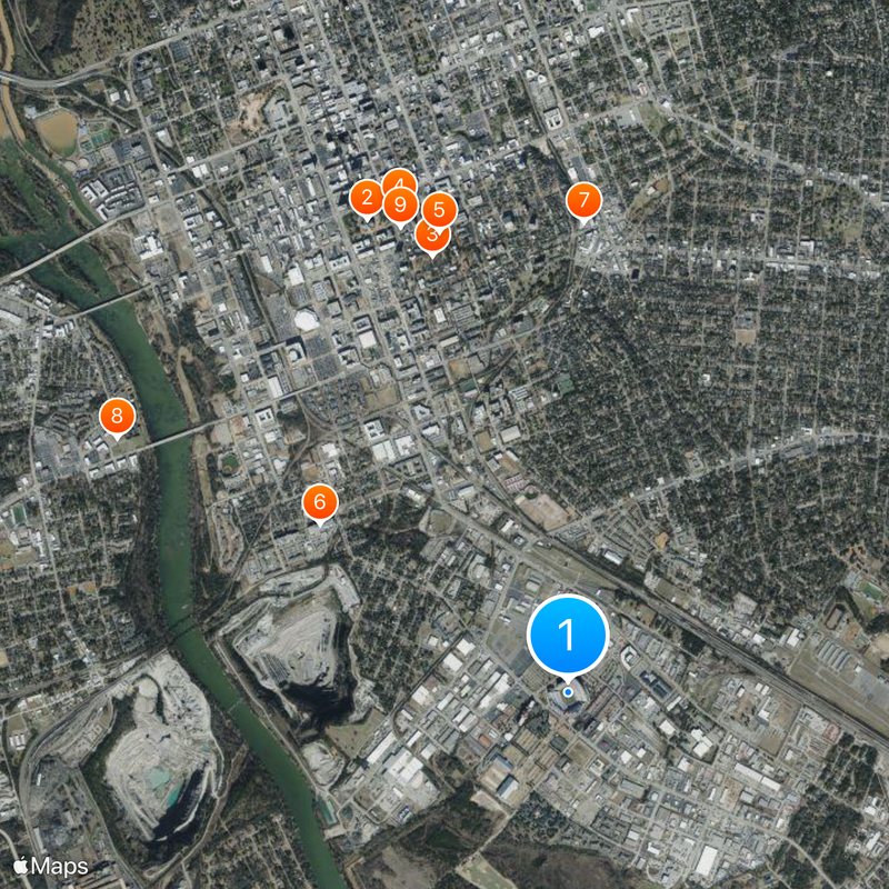 Williams-Brice Stadium Map