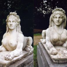 Broekhuizen: twee tuinbeelden