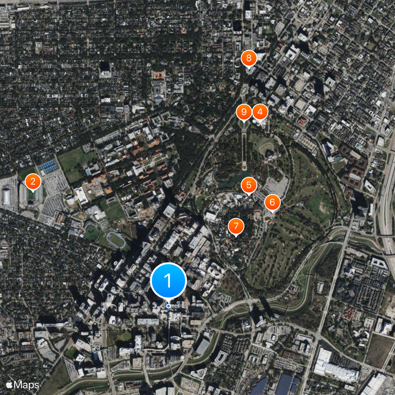 The University of Texas MD Anderson Cancer Center Map