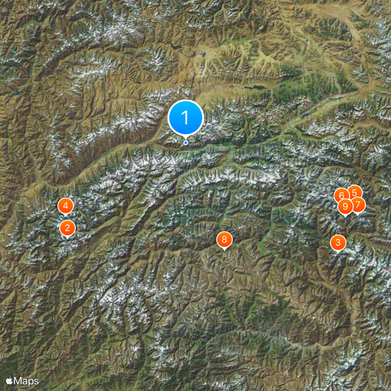 Wakhan Corridor Map