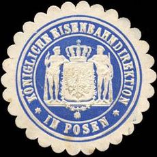 Railway division in Posen/Poznań