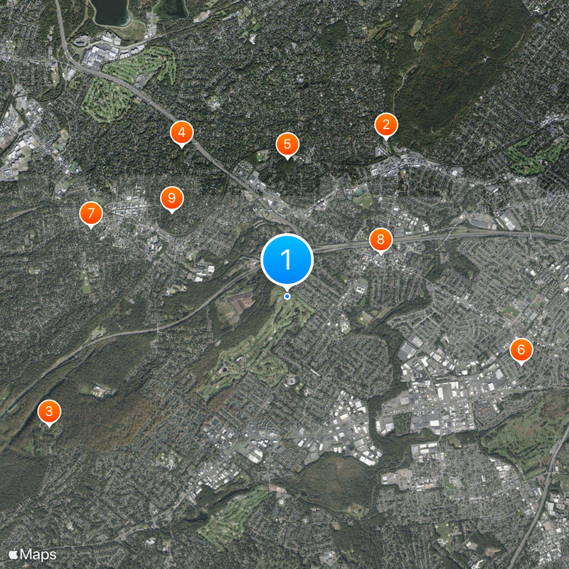 Baltusrol Golf Club Kaart