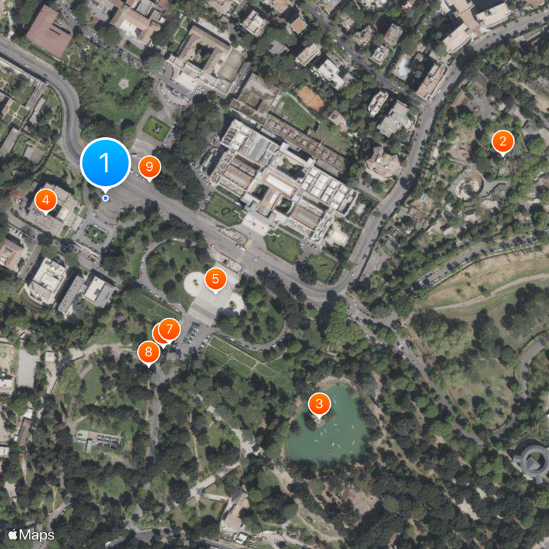 Galleria Nazionale d'Arte Moderna e Contemporanea di Roma Map