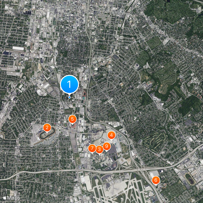 University of Louisville Map