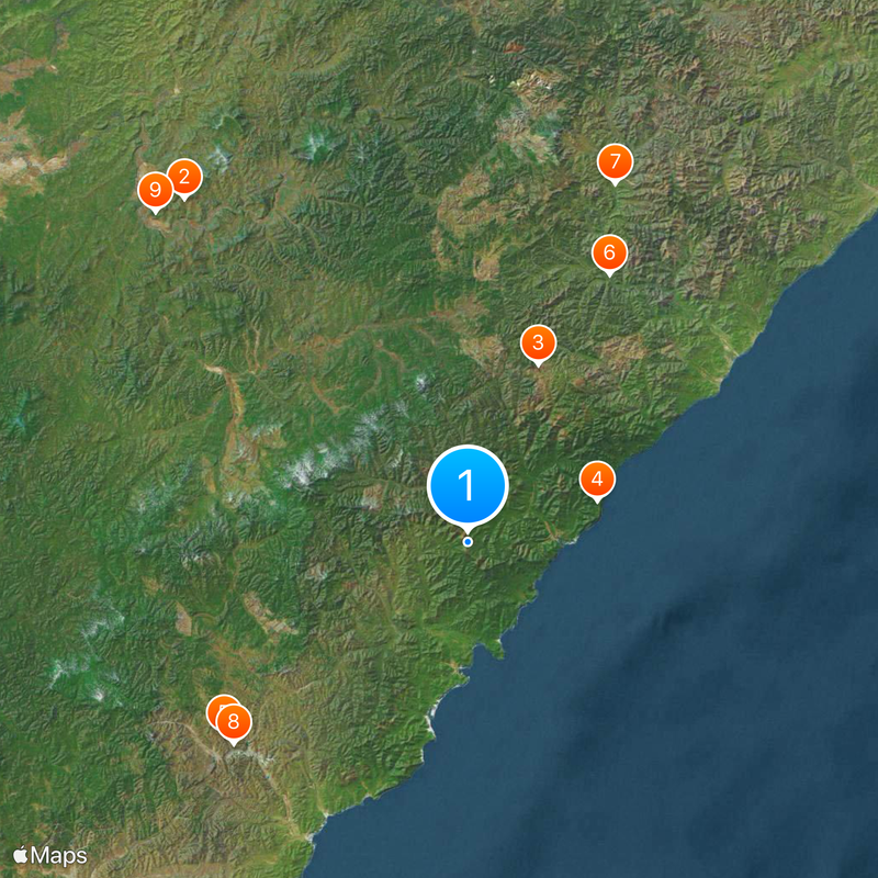 Sikhote-Alin Nature Reserve Map