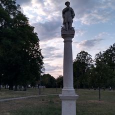 Socha sv. Vendelína, socha na stĺpe