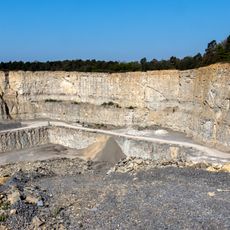 Steinbruch an der Straße Thüngersheim-Güntersleben