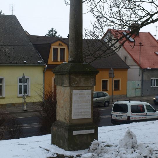 Pomník Michala Silodara Patrčky v Jaroměři