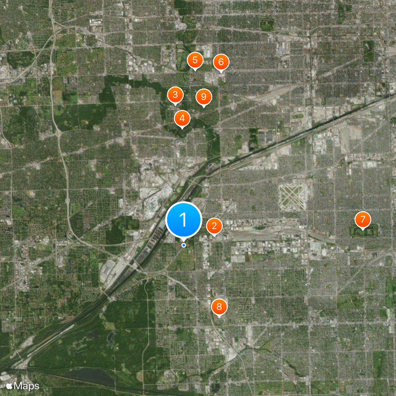 Resurrection Mary Map